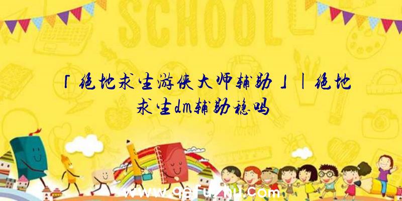 「绝地求生游侠大师辅助」|绝地求生dm辅助稳吗